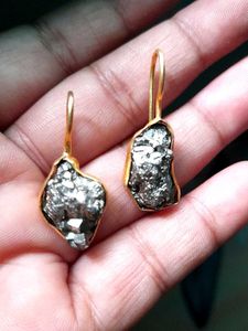 Unique Pyrite Earrings