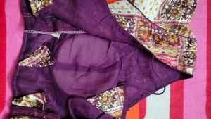 Patchwork Print Maxi Skirt