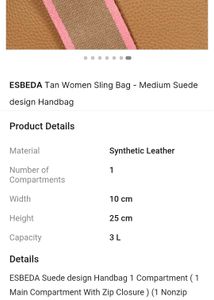ESBEDA SLING/SHOLDER BAG