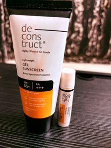 Deconstruct Sunscreen and lip balm