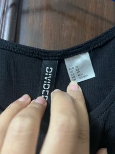 H&amp;M Black Bodycon Dress