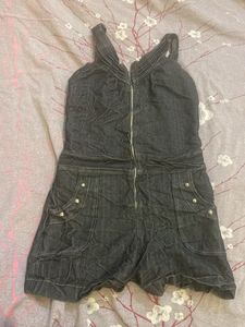 Denim Romper