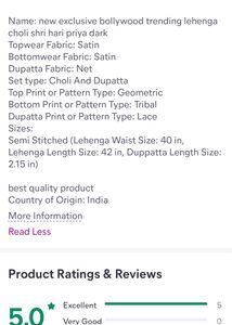 Purple Lehenga with Unstitched Choli/Blouse