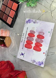 Press On Nails - Pink &amp; Glitter