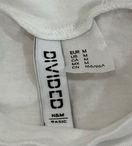 White H&amp;M Turtleneck Top