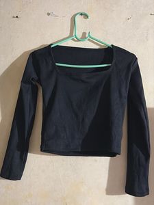 Black Long Sleeve Top