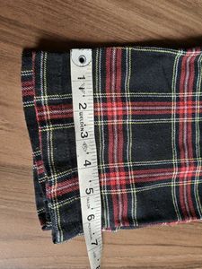 Checked Pant Without Pocket