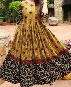 Jaipuri Cotton Anarkali Kurti