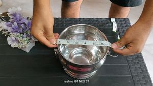 Dinner Stainless Steel Vessel Set of 3
