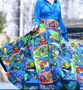 Multicolor Skirt & Top