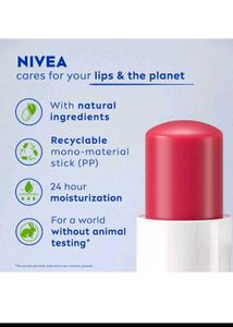 2 Nivea Cherry Shine Lip Balm