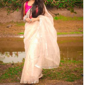 White Amazing Saree