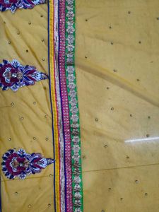 Beautiful Yellow Full size Lehenga Dupatta