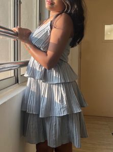 Tiered Ruffle Mini Dress
