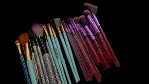 Glam &amp; Pro Makeup Brush Set - Mixed Styles