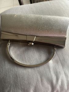 Silver Minauderie Bag