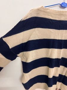 Striped Knit Sweater