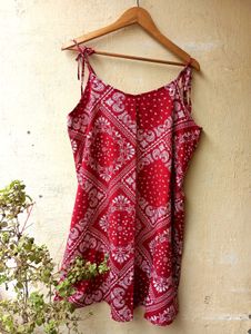 Shein Red Bandana Sundress (Women)