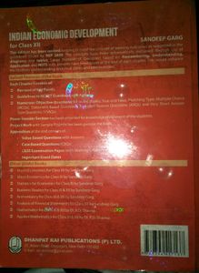 Indian Economic Development For Class XII