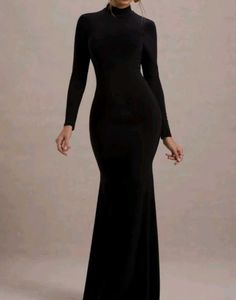 Black Bodycon Dress 👗