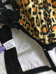 Leopard Print Corset With Boning Bust 36