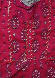 Ishin Women Pure Cotton Anarkali Kurta Plazzo Set