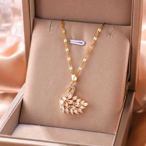 Swan Pendant Necklace