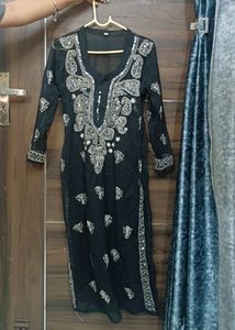 Black Georgette Kurti🎀