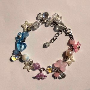 ₊˚⊹౨ handmade beaded ombre cluster bracelets ৎ ₊˚⊹