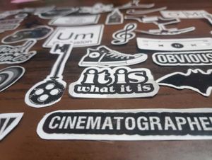 42 Aesthetic Design Laminated Stickers