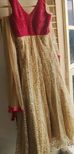 stitched gown used only twice L size