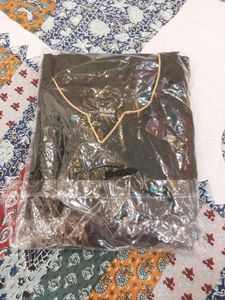 New Unused Jamdani Bottle Green 2 Piece Set