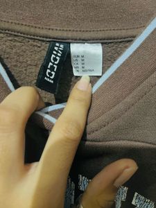 Brown Cropped Sweatshirt