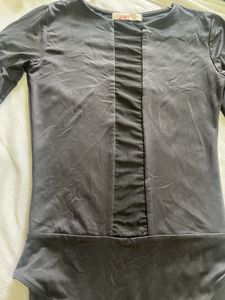 Black Long Sleeve Bodysuit