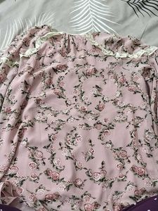 Floral Ruffle Blouse