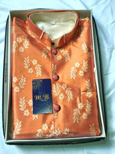 Floral Waistcoat Kurta Set