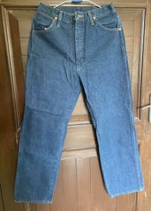 Wrangler Unisex Blue Straight Jeans