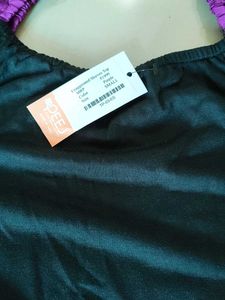 Chic Black &amp; Purple Top