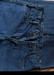 Wide Leg Denim Jeans