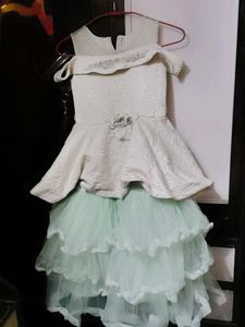 Girl's Off-Shoulder Tutu Dress