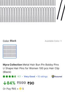 Offer💥💥 Black Bobby Pins - Hair Accessorie