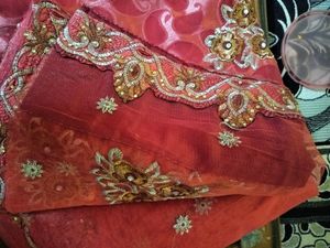 Red Saree