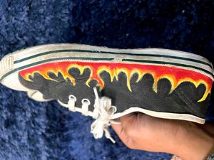 Flame Accent Sneakers