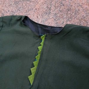 Dark Green Kurtha