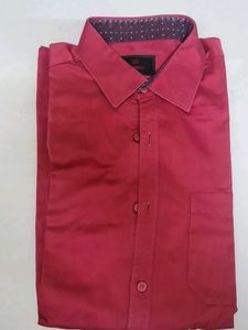 Raymond Red Formal Shirt - Size 42