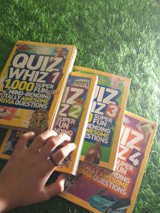 A Set Of 4 Books With Quizzes And Triva Questions.