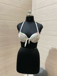 H&M Imported Floral Bikini Top