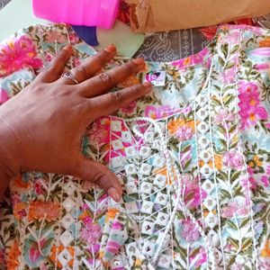 (New)Floral Print Kurta