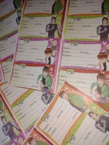 Name Plate Stickers(Ben 10/32 Piss/4 Page)🥳