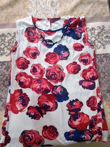 Floral Sleeveless Top